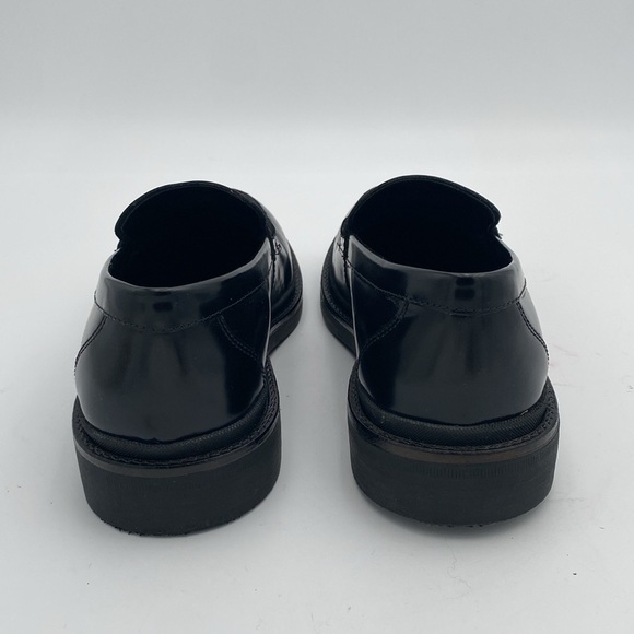 Zara Black Chunky penny Loafer shoe men 40 Y2K gothic retro casual event grandpa - Picture 7 of 15